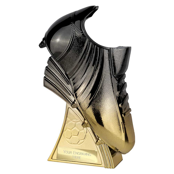 Picture of Power Boot Rugby Award Carbon Black & Gold 160mm