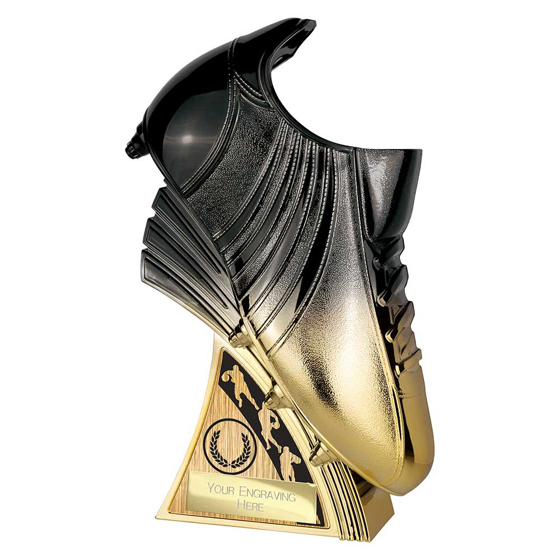 Picture of Power Boot Rugby Award Carbon Black & Gold 250mm