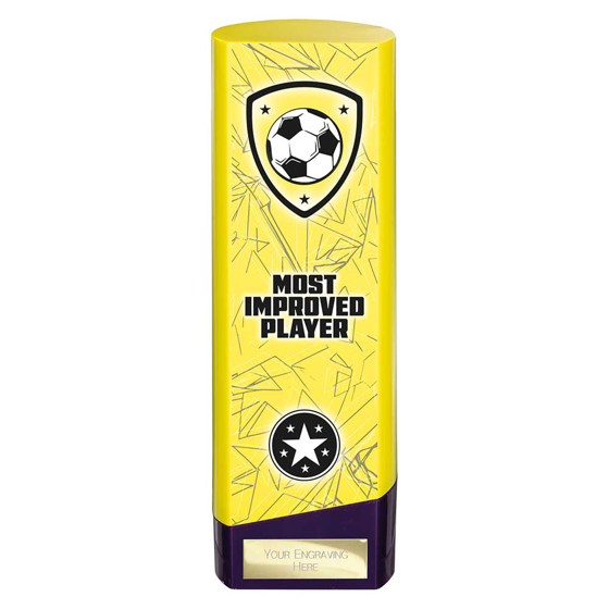 Picture of Prime Heavyweight Most Improved Player Yellow & Purple 220mm