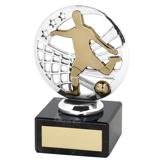 Picture of Ranger Football Trophy Silver & Gold 110mm