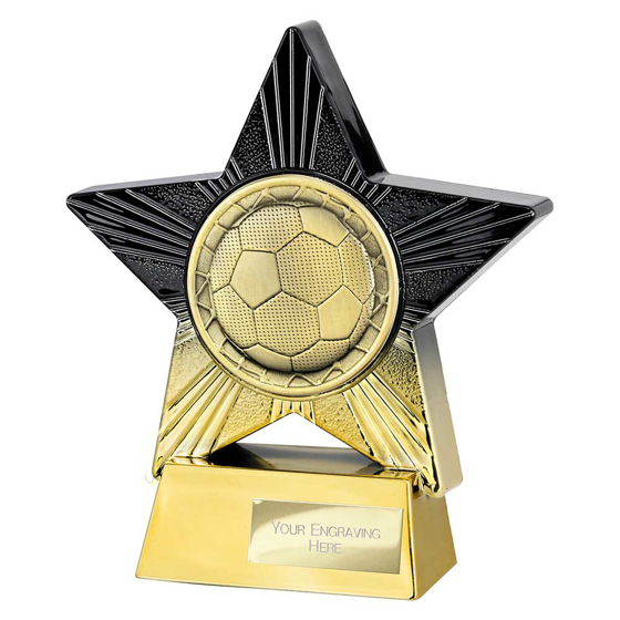 Picture of Superstar Football Award Black & Gold 140mm