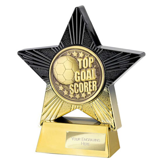 Picture of Superstar Top Scorer Award Black & Gold 140mm