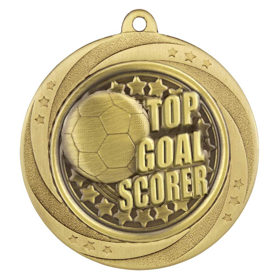 Picture of Superstar Top Scorer Medal Gold 60mm