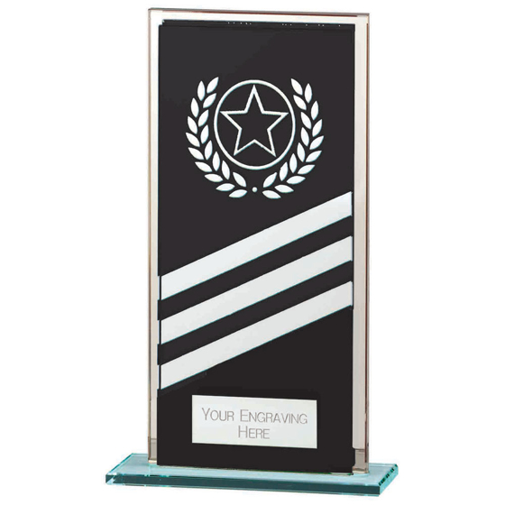 Picture of Talisman Multisport Mirror Glass Award Black & Silver 160mm