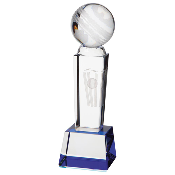 Picture of Tribute Cricket Crystal Award 180mm