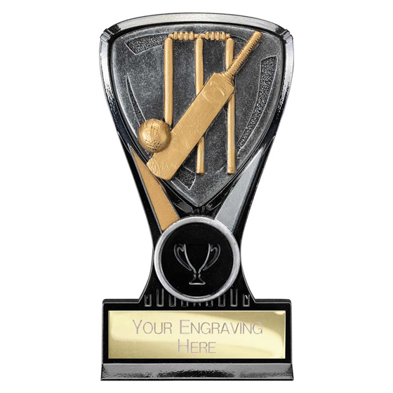 Picture of Wolverine Plaque Cricket Carbon Black & Fusion Gold 130mm